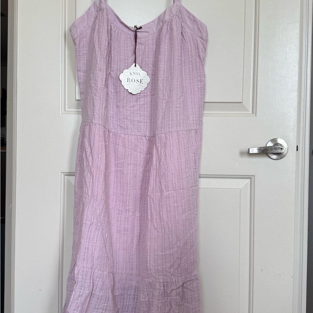 Knox Rose Purple Sleeveless Maxi Sundress
